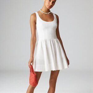 J. Crew Fit-and-flare mini dress Size 10